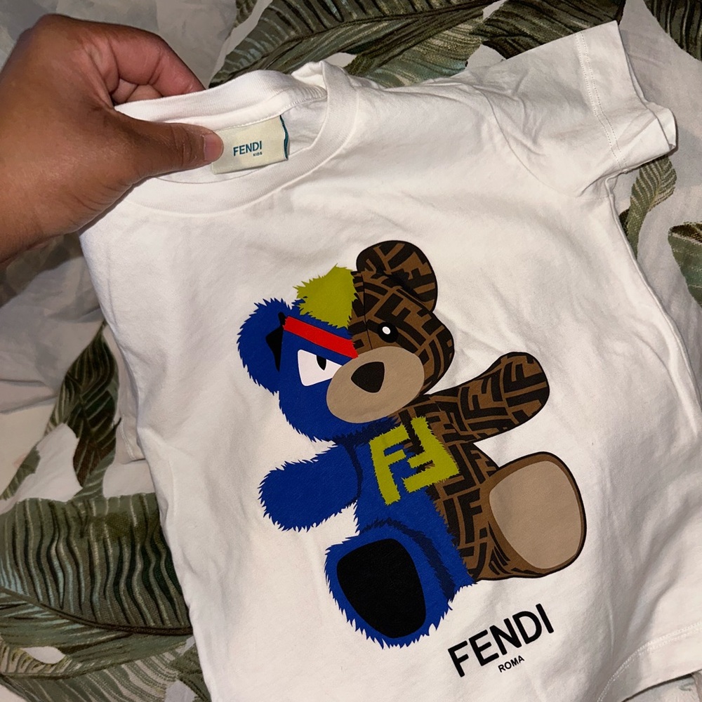 Toddler fendi shirt unisex